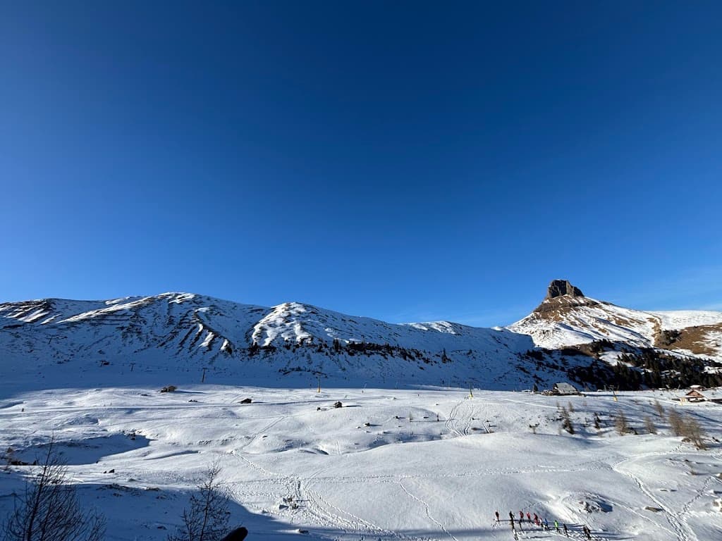 Dolomiten-Gebirgspanorama