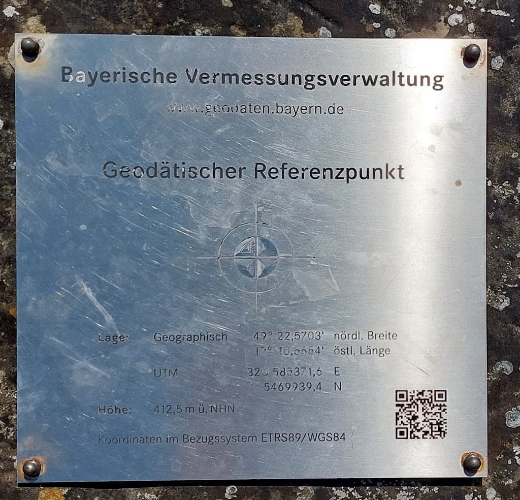 Geodätischer Referenzpunkt Rothenburg ob der Tauber