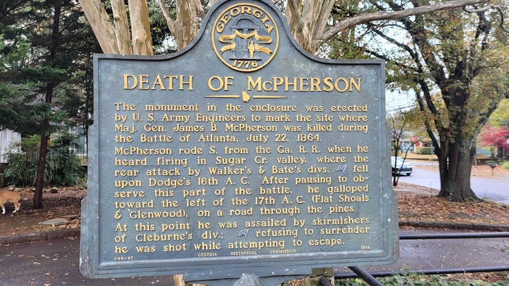 Tod von McPherson Denkmal