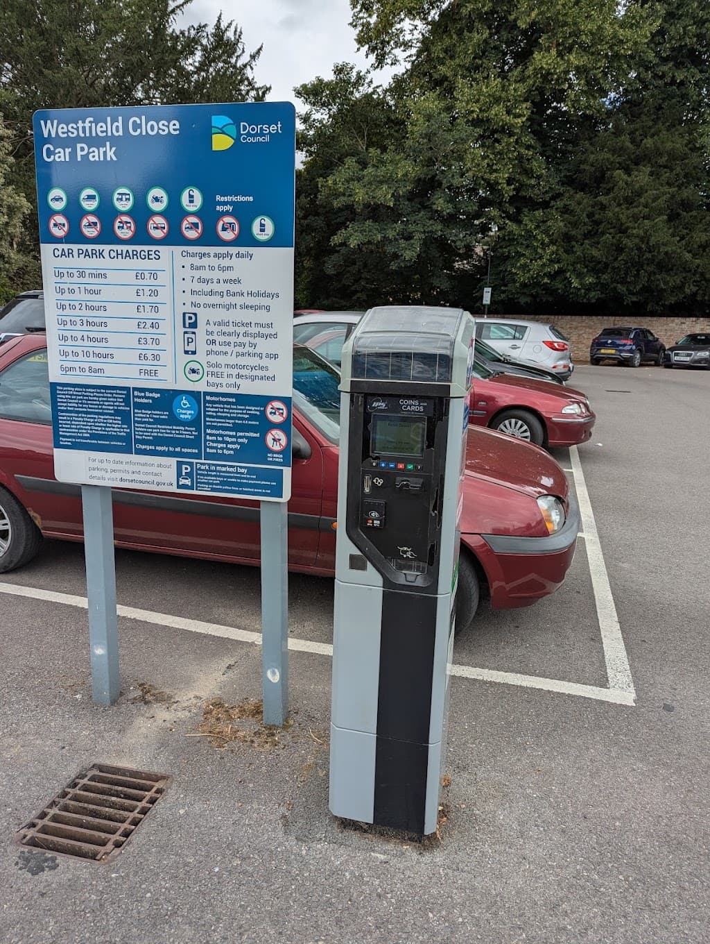 Westfield Close Parkplatz
