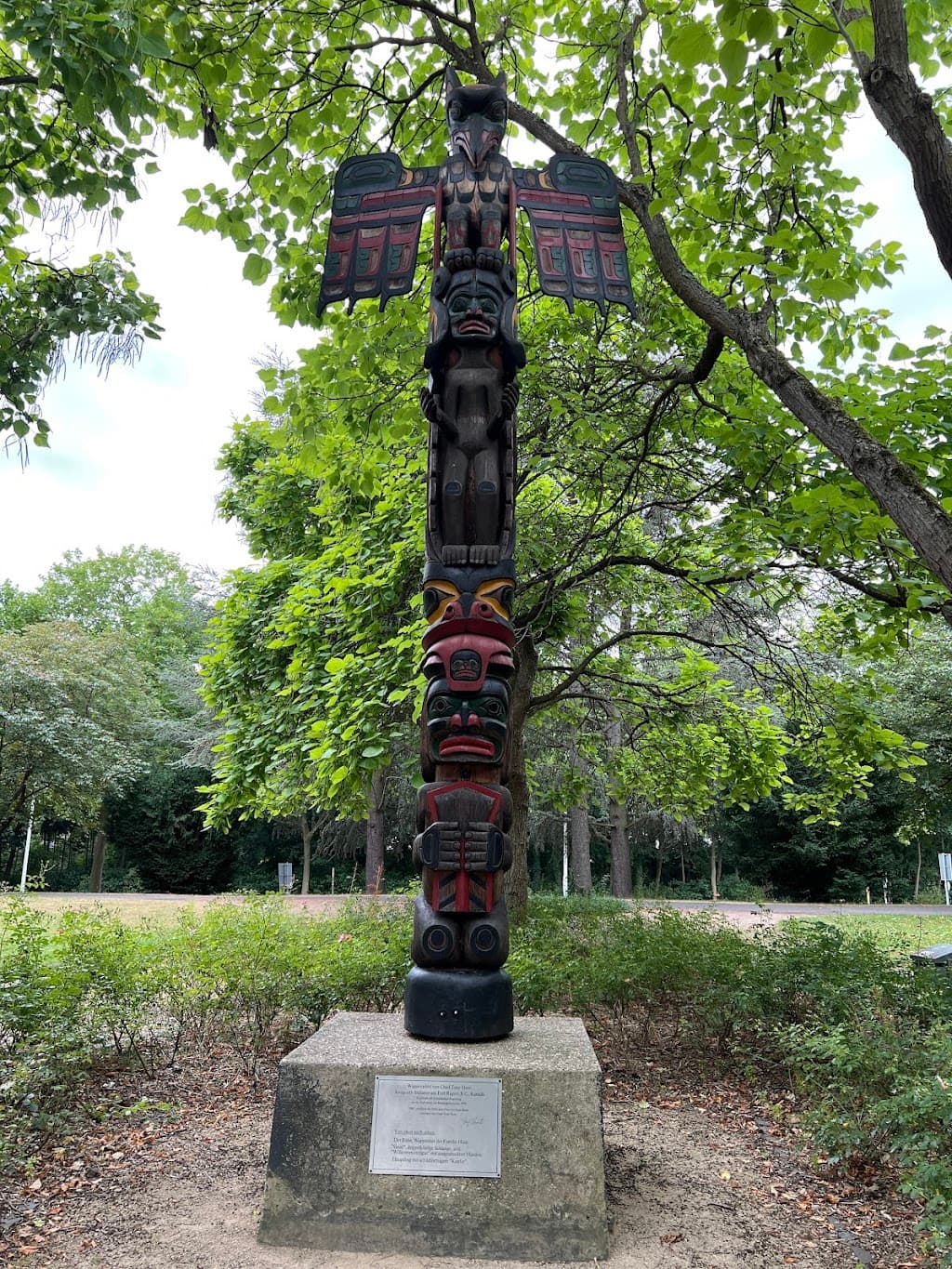 Indianischer Totempfahl