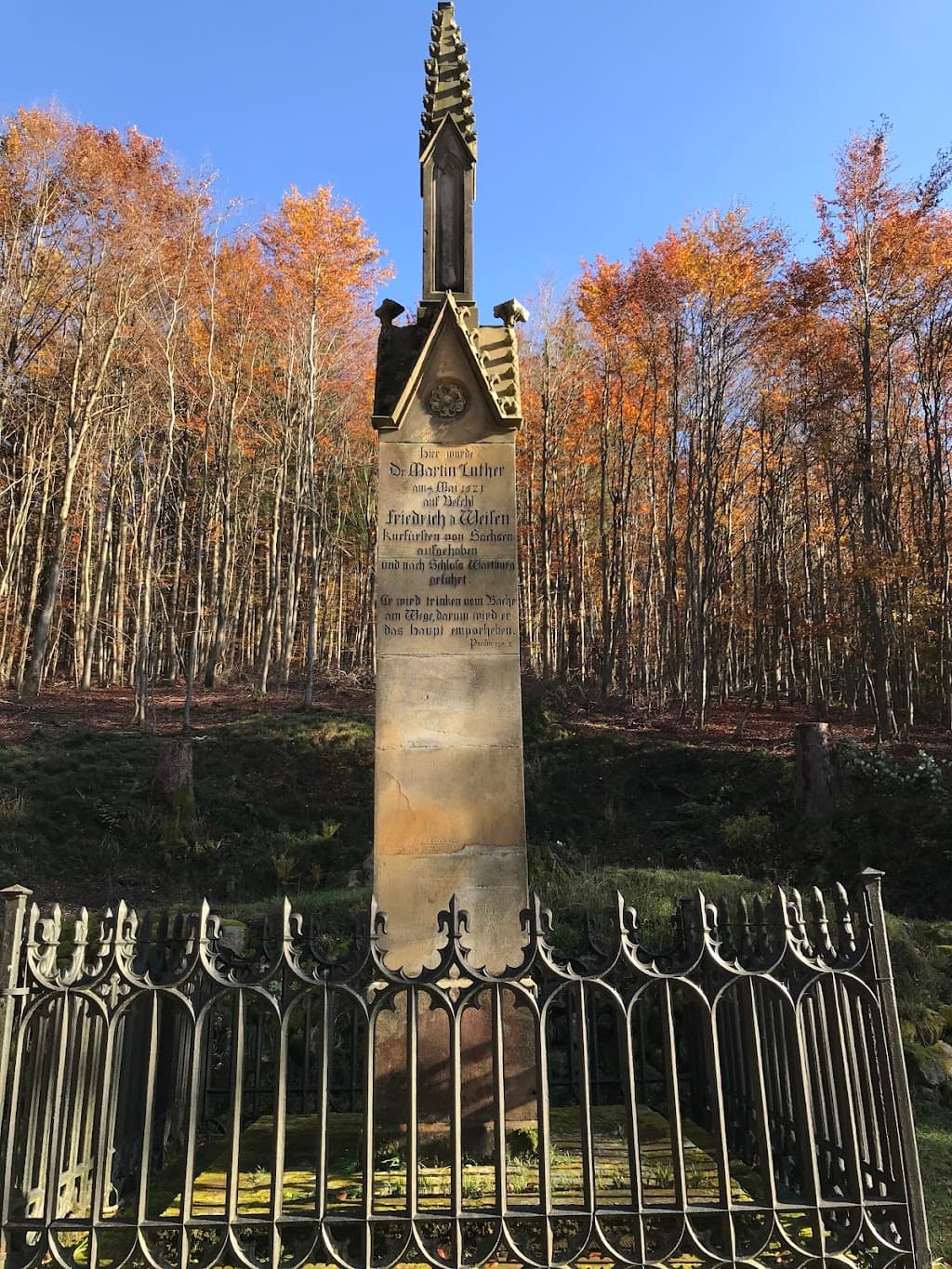 Lutherdenkmal bei Steinbach