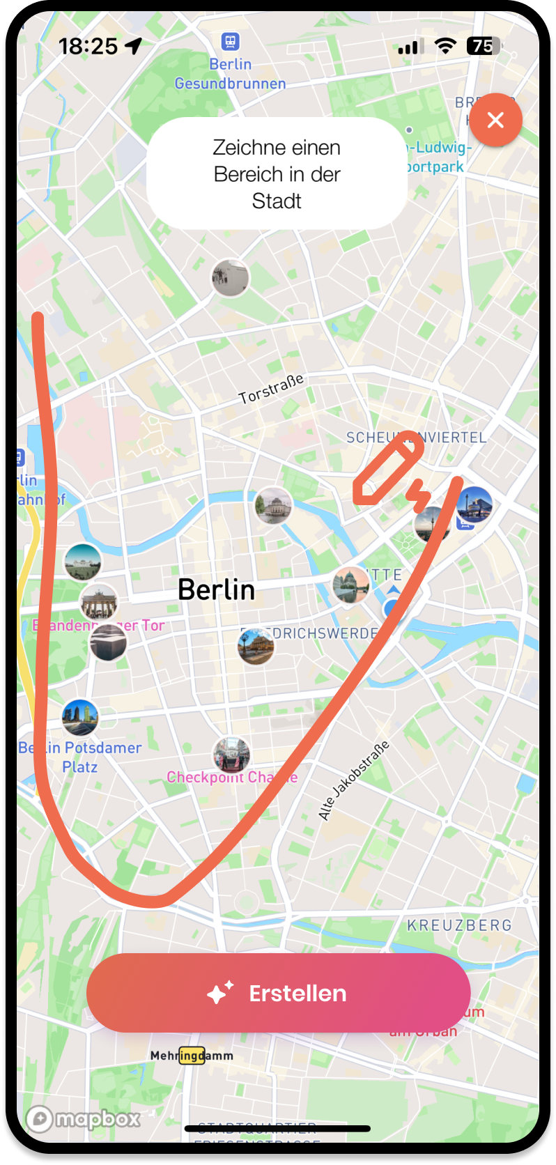 Map interface